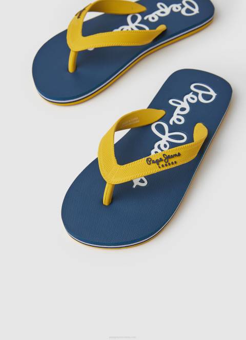 dječak mornarica bay beach osnovne japanke za plažu Pepe Jeans JZ8H1557