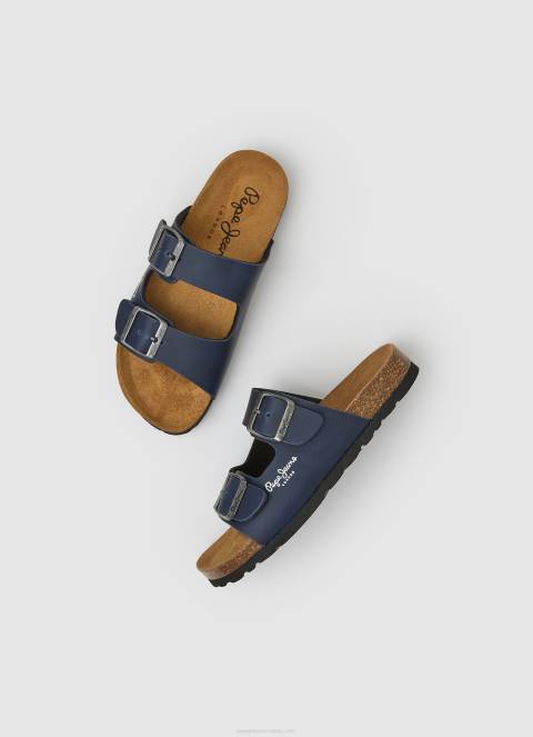 dječak mornarica dvostruke kanzas anatomske sandale Pepe Jeans JZ8H1546