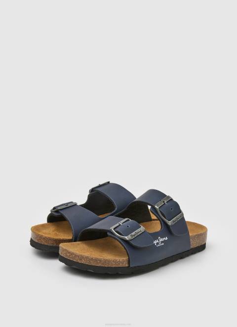 dječak mornarica dvostruke kanzas anatomske sandale Pepe Jeans JZ8H1546