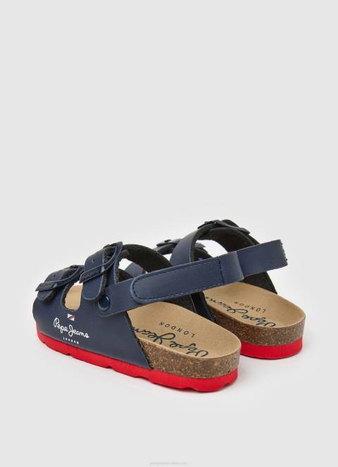 dječak mornarica dvostruke kanzas anatomske sandale Pepe Jeans JZ8H1549