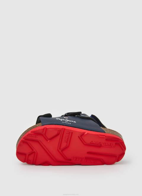 dječak mornarica dvostruke kanzas anatomske sandale Pepe Jeans JZ8H1549