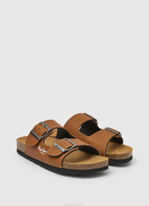 dječak preplanuli ten dvostruke kanzas anatomske sandale Pepe Jeans JZ8H1547