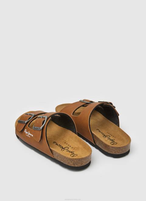 dječak preplanuli ten dvostruke kanzas anatomske sandale Pepe Jeans JZ8H1547