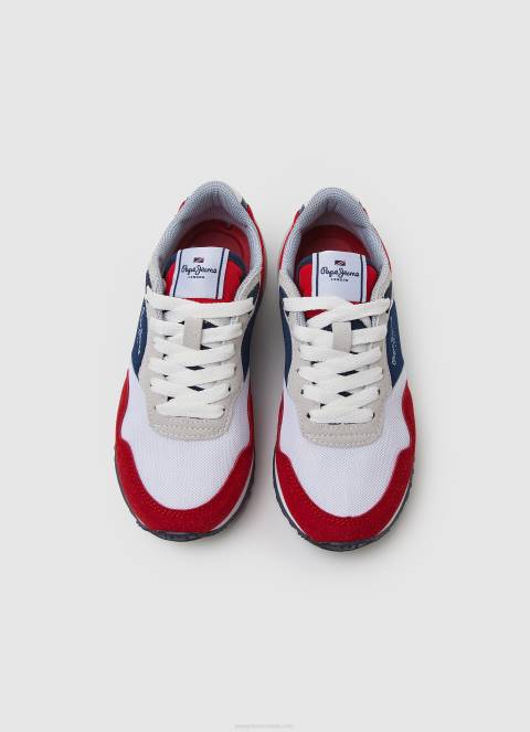 dječak Crvena london svibanj kombinirane tenisice Pepe Jeans JZ8H1531
