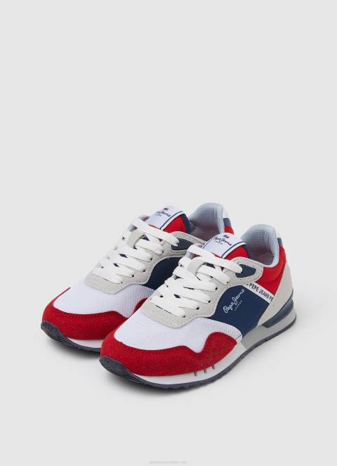 dječak Crvena london svibanj kombinirane tenisice Pepe Jeans JZ8H1531