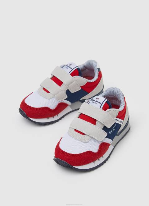 dječak Crvena london svibanj kombinirane tenisice Pepe Jeans JZ8H1536