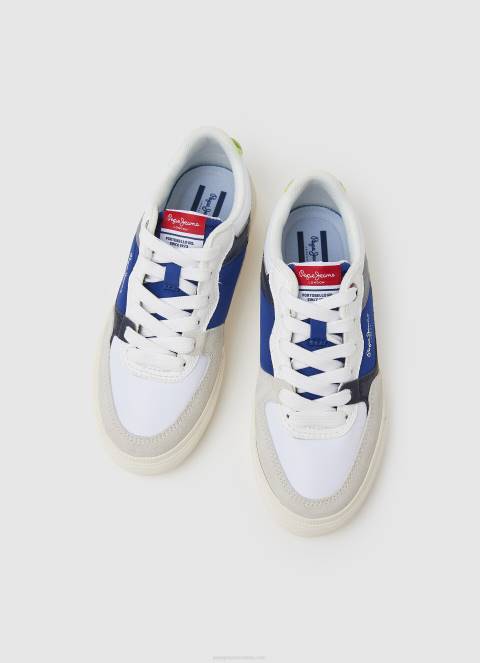 dječak bijela kenton master kožne tenisice Pepe Jeans JZ8H1526