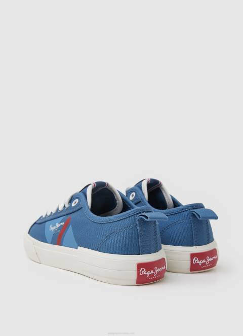 dječak indigo allen flag vulkanizirane tenisice Pepe Jeans JZ8H1561