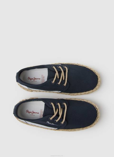 dječak mornarica blucher turističke čipkaste tenisice Pepe Jeans JZ8H1541