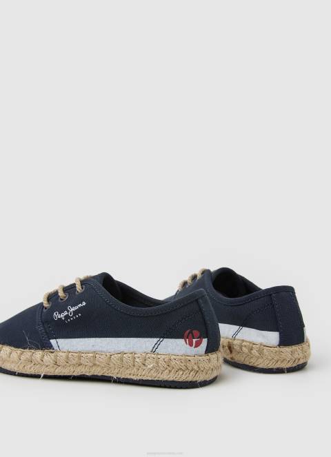 dječak mornarica blucher turističke čipkaste tenisice Pepe Jeans JZ8H1541