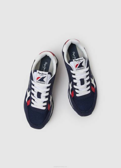 dječak mornarica brit heritage kombinirane tenisice Pepe Jeans JZ8H1528