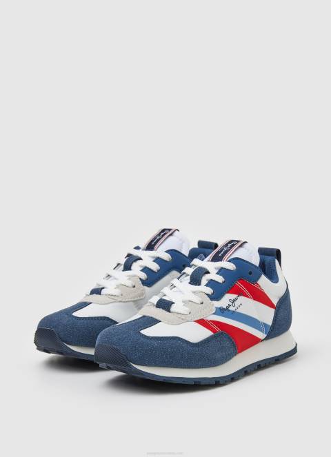 dječak ocean foster print kombinirane tenisice Pepe Jeans JZ8H1523