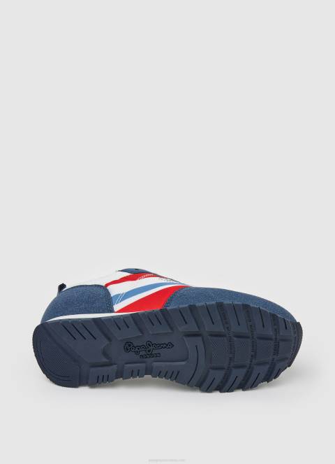 dječak ocean foster print kombinirane tenisice Pepe Jeans JZ8H1523