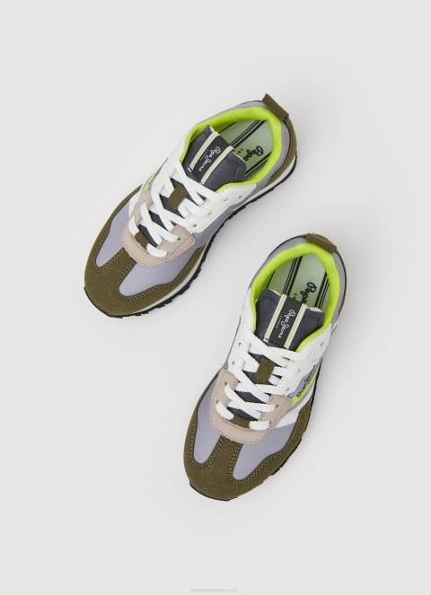 dječak vojska foster print kombinirane tenisice Pepe Jeans JZ8H1534