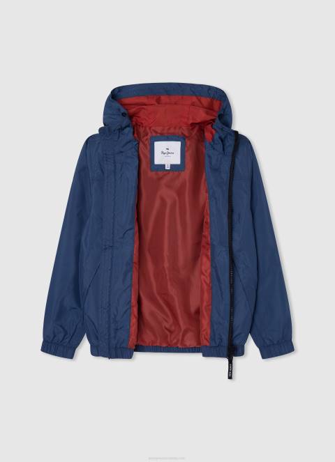 dječak jarman vjetrovka s kapuljačom Pepe Jeans JZ8H1563