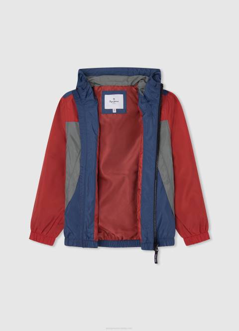 dječak multi jakna vjetrovka blok boja Pepe Jeans JZ8H1565