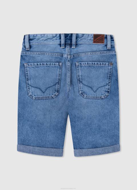 dječak traper kratke traper hlače opuštenog kroja Pepe Jeans JZ8H1691