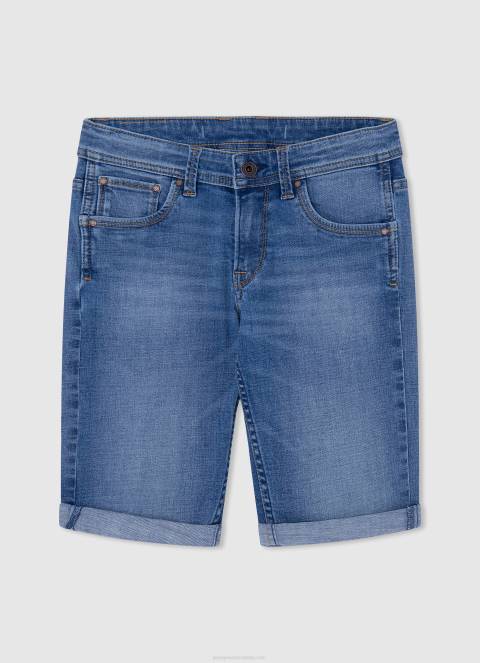 dječak traper uske kratke traper hlače Pepe Jeans JZ8H1685