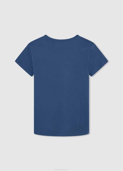 dječak jarman pamučna majica s okomitim logotipom Pepe Jeans JZ8H1649