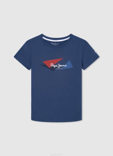dječak lijevanje majica s printom logotipa Pepe Jeans JZ8H1642