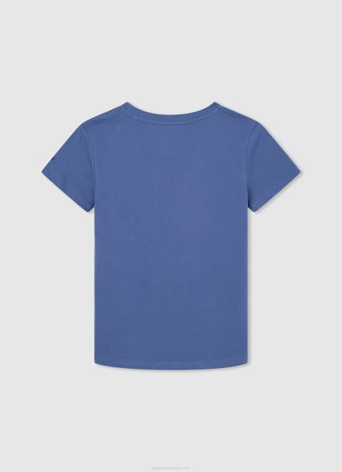 dječak ozzy pamučna majica s otisnutim logotipom Pepe Jeans JZ8H1633