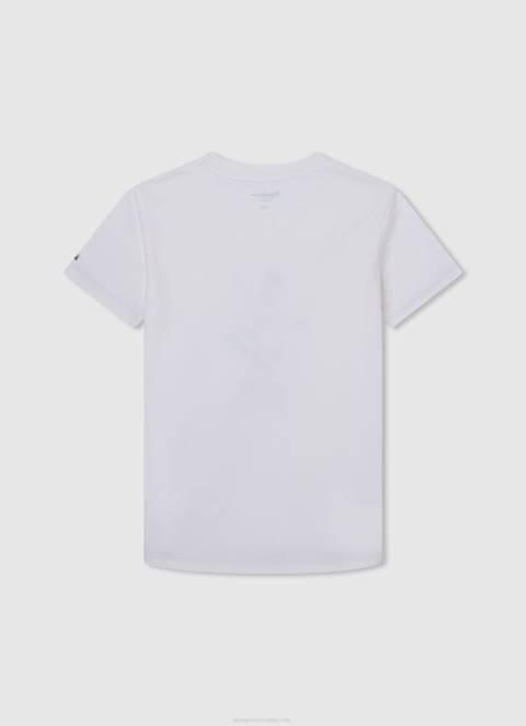 dječak prljavo bijelo majica s grafičkim printom Pepe Jeans JZ8H1653