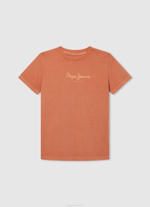 dječak prljavo bijelo majica s grafičkim printom Pepe Jeans JZ8H1653