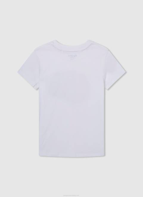 dječak prljavo bijelo majica s printom fotografija Pepe Jeans JZ8H1655