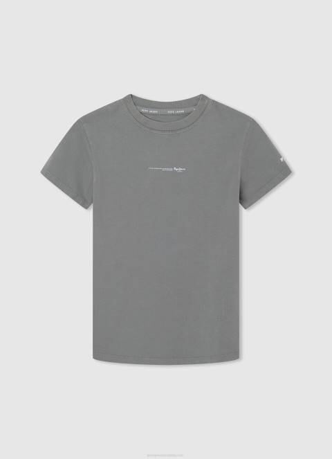 dječak prljavo bijelo majica s printom logotipa Pepe Jeans JZ8H1643