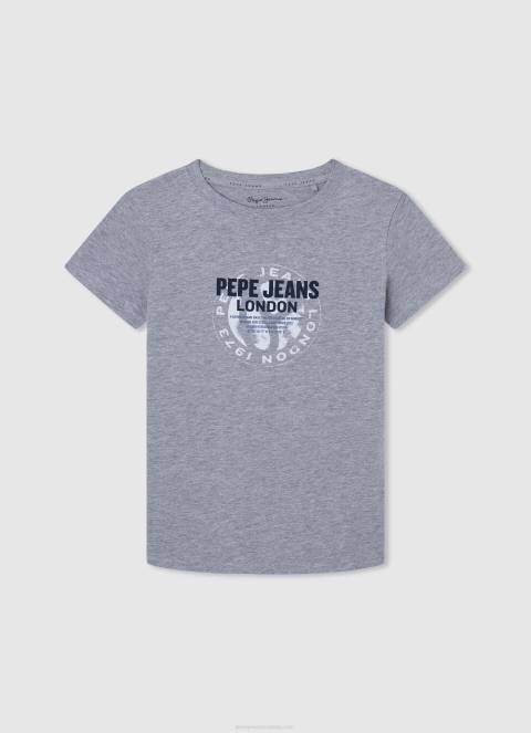 dječak sjaj osnovna majica s logom Pepe Jeans JZ8H1636
