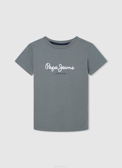 dječak tikvica naranča majica s grafičkim printom Pepe Jeans JZ8H1613