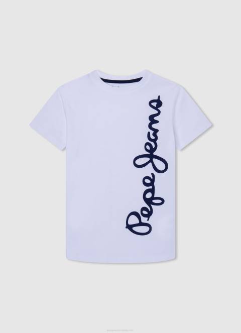 dječak tikvica naranča majica s izblijedjelim efektom Pepe Jeans JZ8H1621