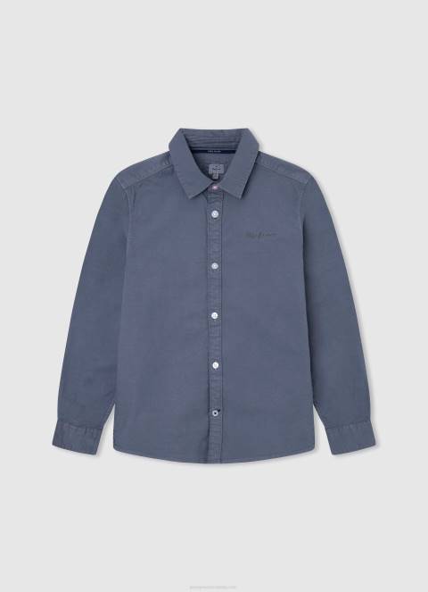 dječak Crvena pike polo majica s izvezenim logotipom Pepe Jeans JZ8H1672