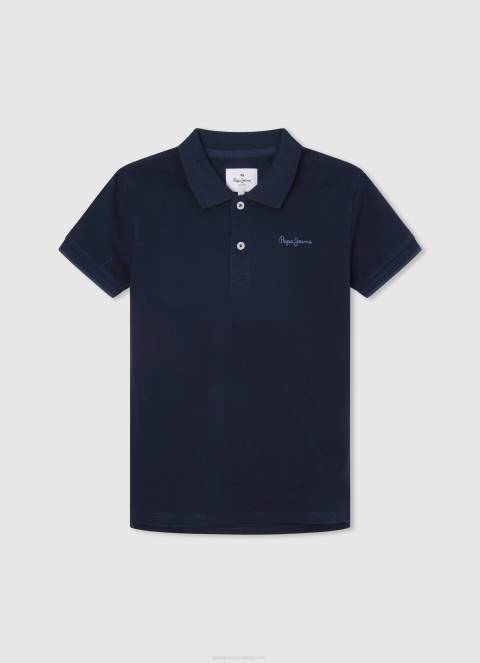 dječak dulwich pike polo majica s izvezenim logotipom Pepe Jeans JZ8H1673