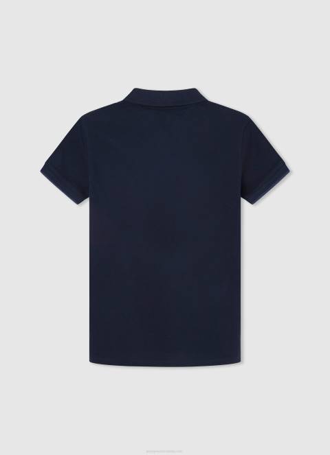 dječak dulwich pike polo majica s izvezenim logotipom Pepe Jeans JZ8H1673