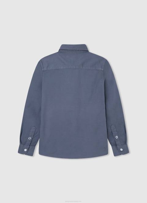 dječak lijevanje marske oksfordska košulja redovnog kroja Pepe Jeans JZ8H1669