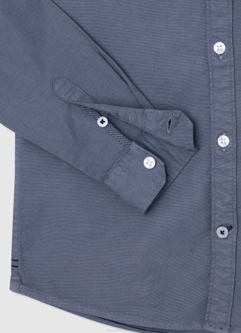 dječak lijevanje marske oksfordska košulja redovnog kroja Pepe Jeans JZ8H1669