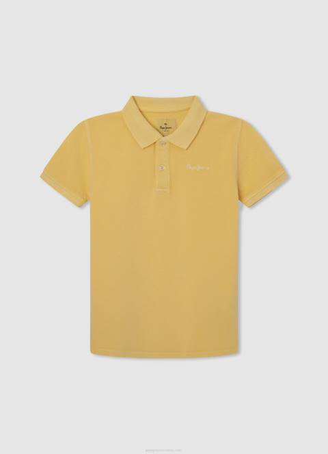 dječak tikvica naranča izblijedjela pique polo majica Pepe Jeans JZ8H1668