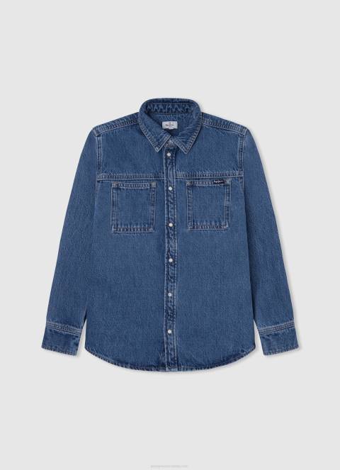 dječak traper ceder regular fit traper majica Pepe Jeans JZ8H1667