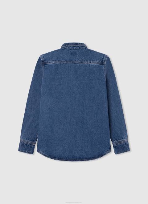 dječak traper ceder regular fit traper majica Pepe Jeans JZ8H1667