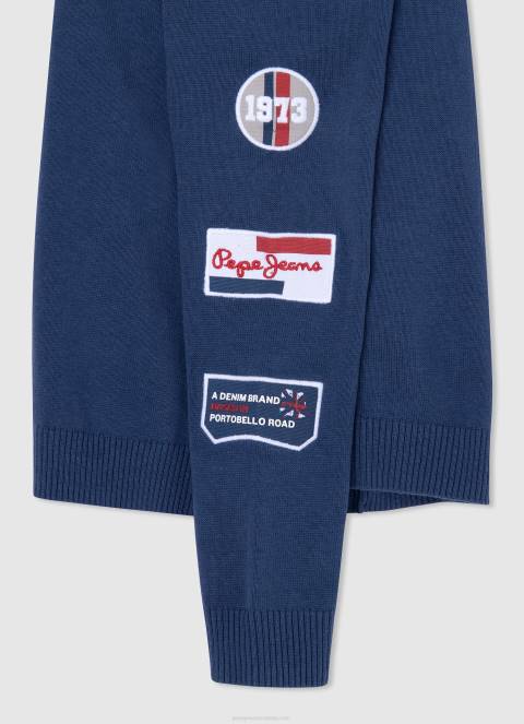 dječak jarman pamučni jersey sa krpanim detaljima Pepe Jeans JZ8H1597