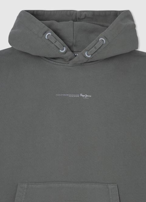 dječak lijevanje pamučni džemper s kapuljačom Pepe Jeans JZ8H1599