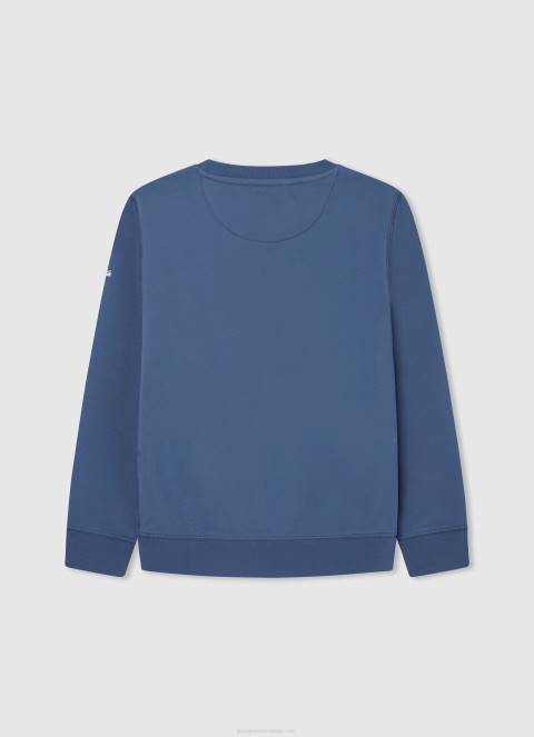 dječak ozzy pamučni džemper s otisnutim logotipom Pepe Jeans JZ8H1593