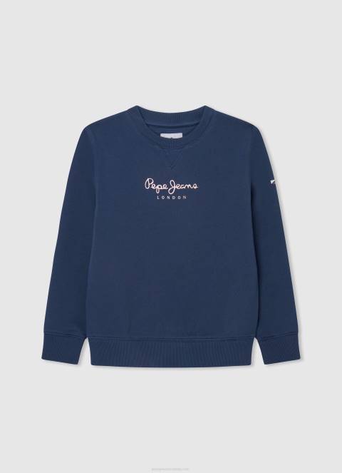 dječak studio crvena džemper s otisnutim logotipom Pepe Jeans JZ8H1595