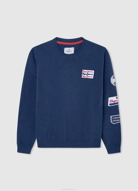 dječak tikvica naranča pamučni džemper s kapuljačom Pepe Jeans JZ8H1598