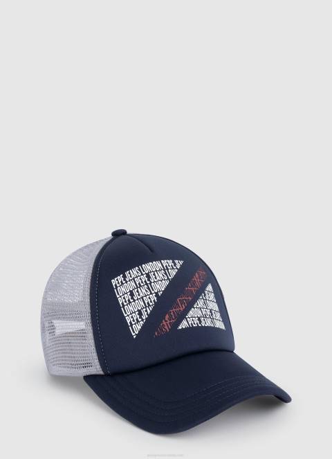 dječak dulwich bejzbolska kapa s printom logotipa Pepe Jeans JZ8H1710