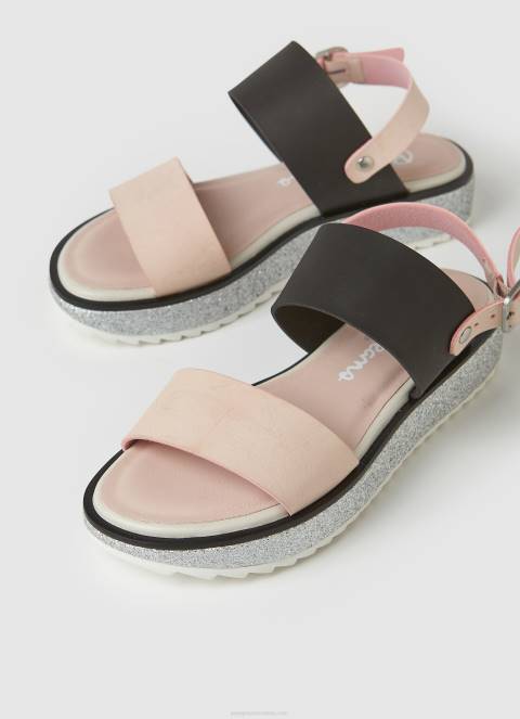 djevojka ljubičasto ružičasta Alexa Rouse sandale s platformom Pepe Jeans JZ8H1338