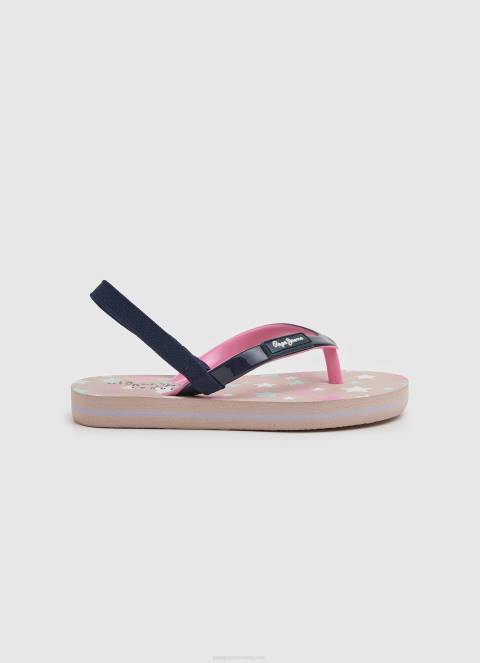 djevojka mornarica dorset stars japanke za plažu Pepe Jeans JZ8H1352