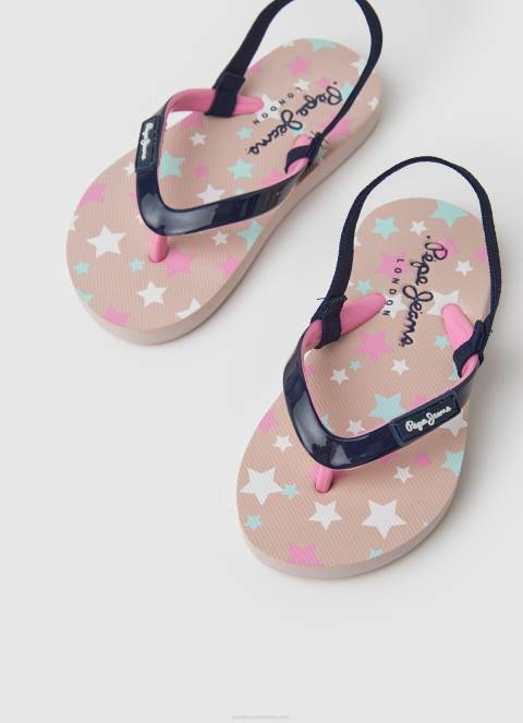 djevojka mornarica dorset stars japanke za plažu Pepe Jeans JZ8H1352