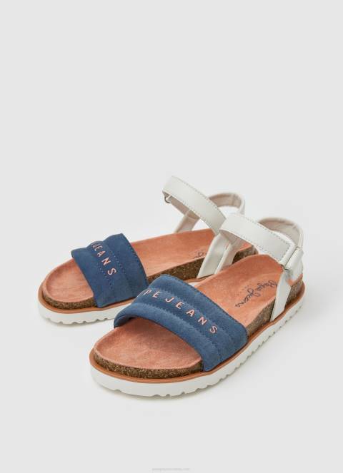 djevojka sindikalna plava berlin park anatomske sandale Pepe Jeans JZ8H1342